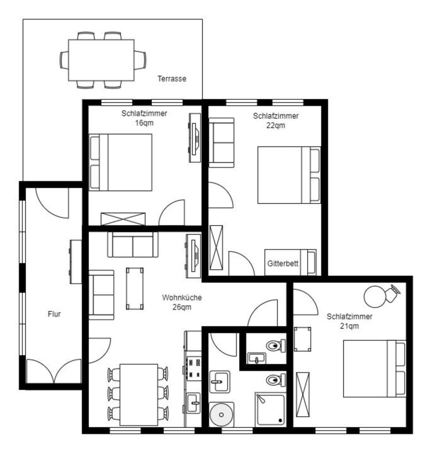 Ferienwohnung Biethahn - Gaarden Brodersby-Goltoft Bagian luar foto